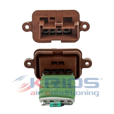 Resistor, interior blower